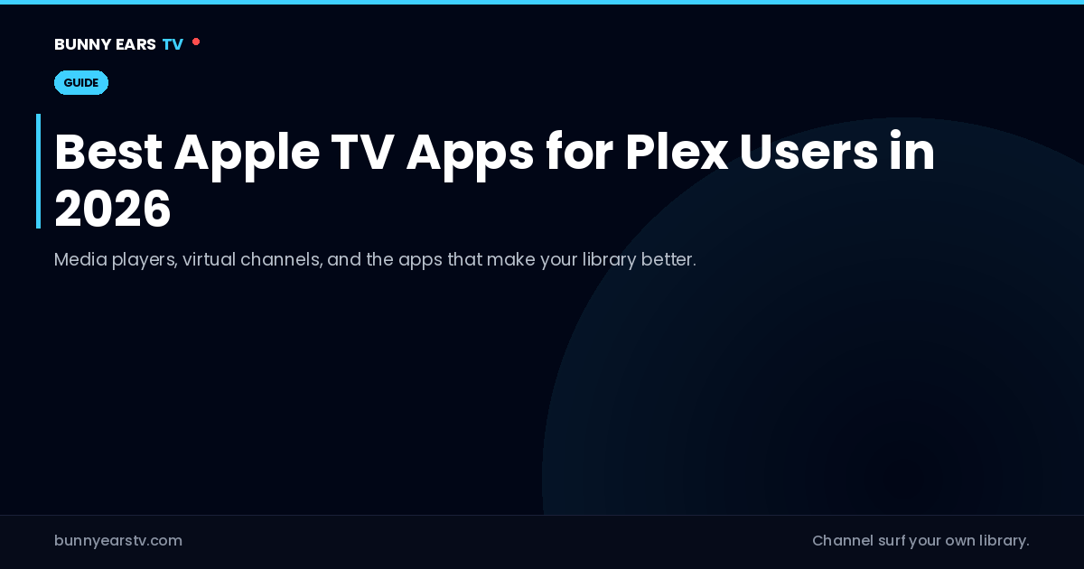 Best Apple TV apps for Plex users in 2026